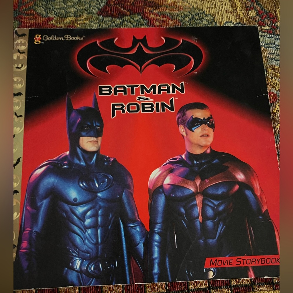 ❤️ 3 for $12 90s Batman & Robin Golden Book